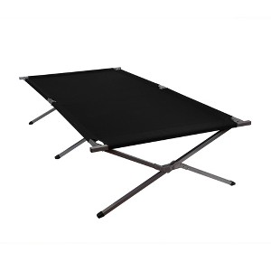 Stansport Base Camp Cot Black - 1 of 4