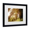 Trademark Fine Art - Despird Zhang The Girl With The Blue Lantern Matted Framed Art - 3 of 4