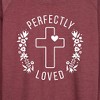 Women's - Instant Message - Perfectly Loved Lightweight French Terry Wide Neck Long Sleeve Shirt - 2 of 4