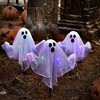 Nifti Nest 3 PCS Halloween Flashing Ghosts with Stakes - 3 of 4