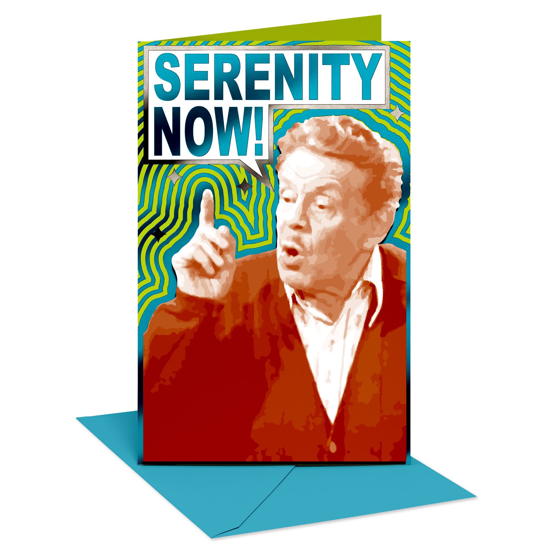 Seinfeld Father's Day Card for Dad, Stress-Free Father's Day, Includes Envelopes