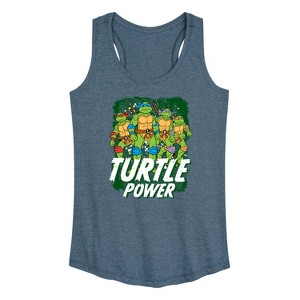 Women's - Teenage Mutant Ninja Turtles - Turtle Power Graphic Racerback Tank - 1 of 4