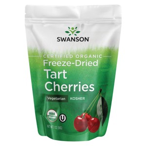 Swanson Certified Organic Freeze-Dried Tart Cherries. - 1 of 2