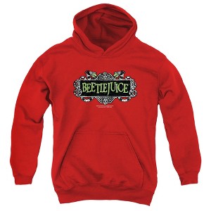 Boys’ Beetlejuice Movie Logo Hooded Sweatshirt - 1 of 4