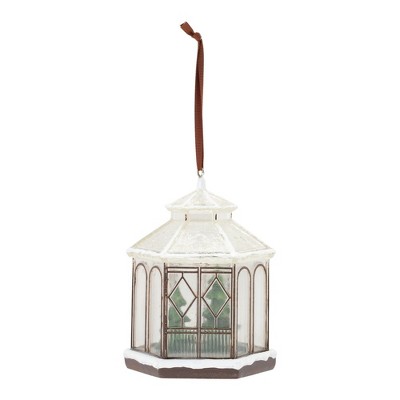 Winter Gazebo Resin Holiday Ornaments Set of 4