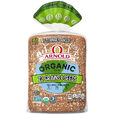 Arnold Organic 22 Grains & Seeds Bread - 27oz