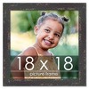 PosterPalooza | Square Shabby Chic Black Picture Frame - UV Acrylic, Foam Board Backing, Hanging Hardware - 2 of 4