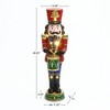 LuxenHome Lighted Nutcracker Drummer, Battery Operated Indoor/Outdoor Christmas Decor - 3 of 4