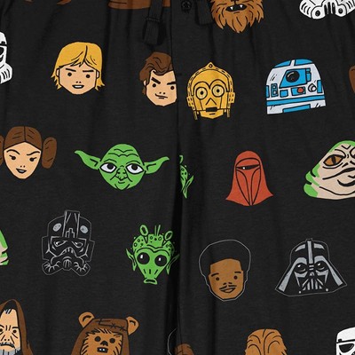 Men's Star Wars Sleep Pants - Black