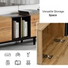 Modern TV Stand For TV Up To 80" Media Console Entertainment Center Storage Cabinet With Doors For Living Room Bedroom - 3 of 4