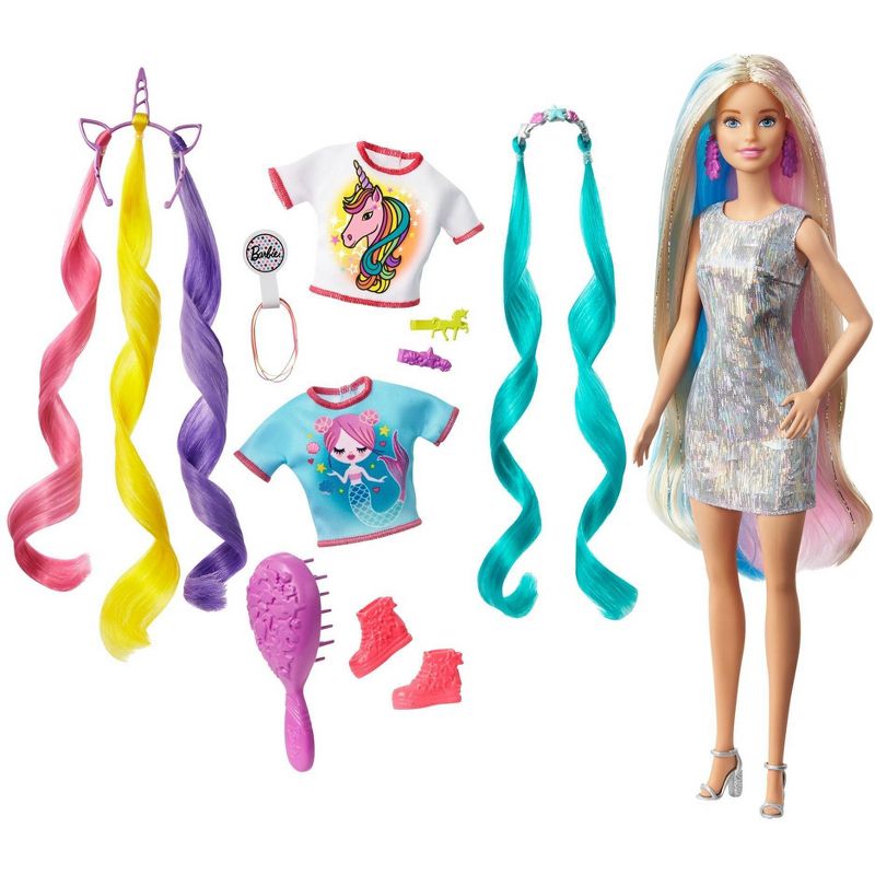 Barbie Fantasy Hair Doll, 5 of 9
