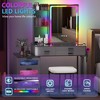 fredees Makeup Vanity with LED Light - 4 of 4