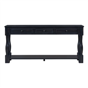 Tramull Console Table with 3 Drawers, Extra-Long Sofa Table with Shelf for Entryway & Living Room - 1 of 4