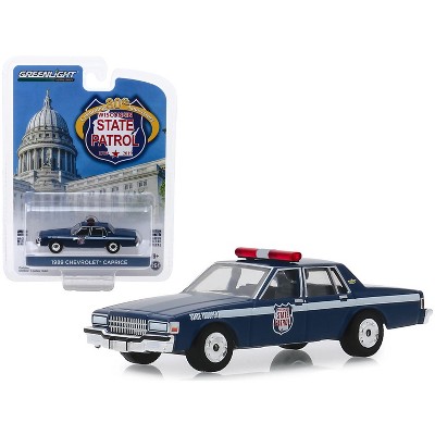 blue toy police car