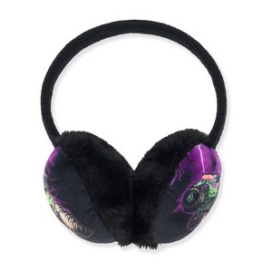 Monster Jam Grave Digger Truck Baby Fleece Ear Muffs Newborn - 1 of 3