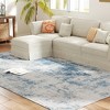 HOMCOM Machine Washable Area Rug, Non-Slip Traditional Flower Print Floor Carpet for Living Room, Bedroom, Dining Room - 4 of 4