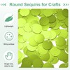 Unique Bargains PVC Durable Lightweight Bend-Resistant Sequin Embellishments 450 Pcs Light Green - 2 of 4