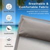 PAGED Patio Lounge Chair Adjustable Lounge Chair Outdoor with Metal Side Table for Outside, Pool, Patio, Lawn, Backyard - 2 of 4