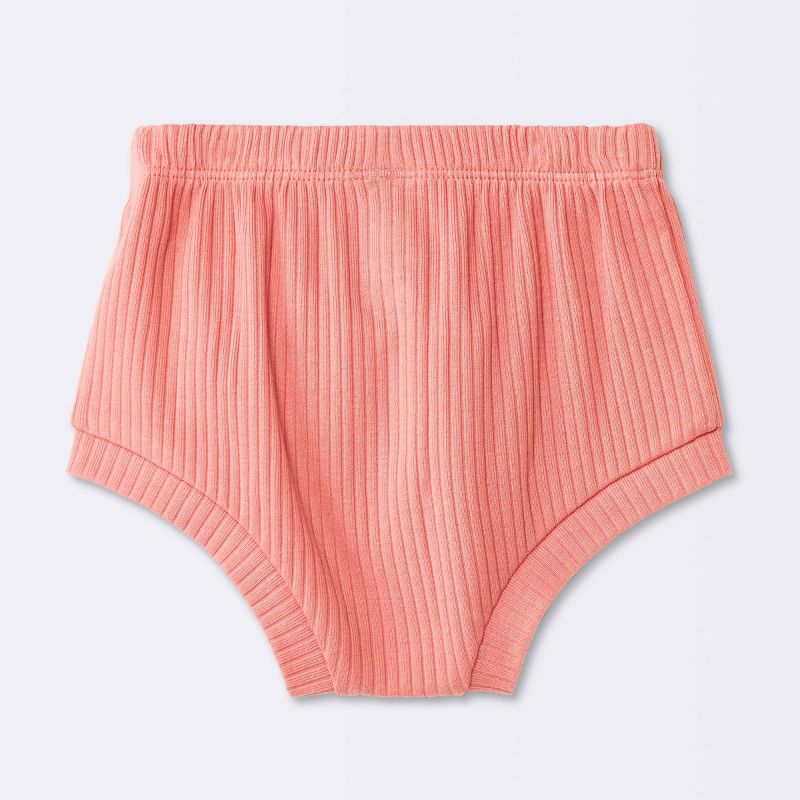 Baby Girls' 3pk Wide Ribbed Bloomer - Cloud Island™ Pink, 3 of 5