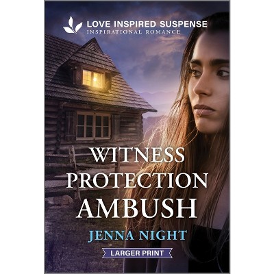 Witness Protection Ambush - (Big Sky First Responders) Large Print by  Jenna Night (Paperback)