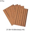 Unique Bargains Gift Wrap Paper Yellow Kraft 27.56"x19.69" 5 Pcs - 3 of 4