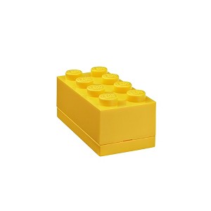 Room Copenhagen LEGO Mini Box 8, Bright Yellow - 1 of 4