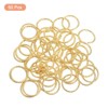 Unique Bargains Metal Twisted Open O-ring Connectors for DIY Bracelet Necklaces 50 Pcs - 3 of 4