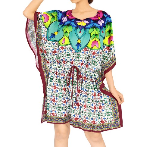 HAPPY BAY Women's Beachwear Swimsuit Coverups for Women Summer Swim Beach Cover Ups for Swimwear Women Bathing Suit Cover-up Dress 2X-3X Multi,Floral - image 1 of 3