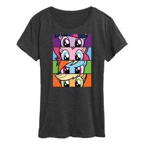 Women's - My Little Pony - Stacked Faces Short Sleeve Graphic T-Shirt - 1 of 4