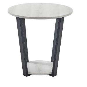 NicBex Round End Table with Storage Base for Living Room, Apartment - 1 of 4
