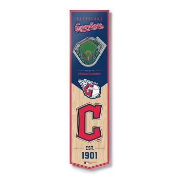 8" x 32" MLB Cleveland Guardians 3D Stadium Banner
