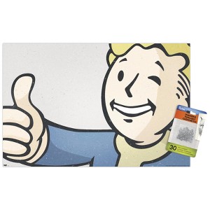 Trends International Fallout - Vault Boy - Thumbs Up Close-Up Unframed Wall Poster Prints - 1 of 4