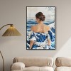 Art Remedy Great Wave Dress Fashion and Glam Wall Art Framed - 2 of 4