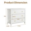 3/6/7 Drawer Dresser - Extra Deep Wooden Storage for Bedroom, Nursery & Living Room - 3 of 4