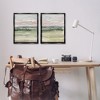 Stupell Industries Rural Landscape Watercolors Black Framed Floater Canvas Wall Art (Set of 2) - 2 of 4
