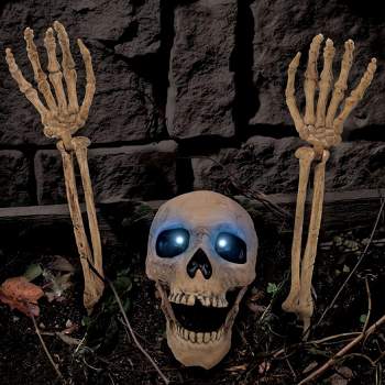Funworld Light-Up Skeleton Grave Breaker Halloween Decor
