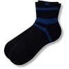 Pair of Thieves Men's 3pk Stripe Cushion Ankle Casual Socks - Blue/Green/White 8-12 - image 3 of 4