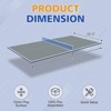 SEVOBAL Table Tennis Accessories 6ft Ping Pong Conversion Top Foldable Portable for Indoor Games, Grey, 35"*19"*3.1" - 4 of 4