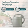 The HC Companies 2 Gallon Plant Watering Can with Large Mouth Feature and Ergonomic Design for Patio, Lawn, and Gardening Essentials, Gray - 3 of 4