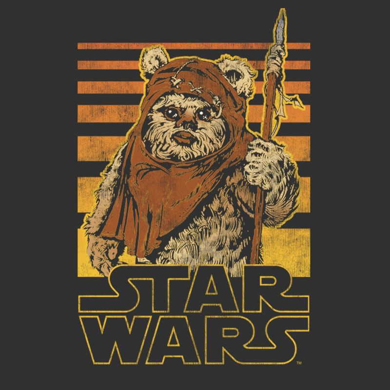 Men's Star Wars Wicket Ewok Stripes T-Shirt, 2 of 6