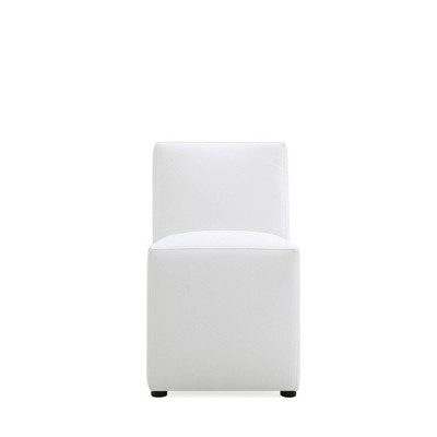 Anna Modern Square Faux Leather Dining Chair - Manhattan Comfort