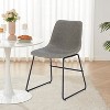 Pexfix Waterproof Faux Leather Dining Chair Set of 4 - 4 of 4