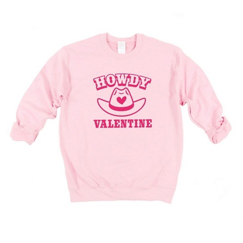 Simply Sage Market Women's Graphic Sweatshirt Howdy Valentine - image 1 of 3