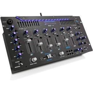 Pyle 6-Channel Bluetooth DJ Mixer with Digital LED Controls (PYD1964B) - 19'' Rack Mount - 1 of 1