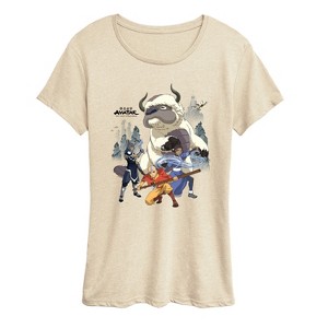 Women's - Avatar - Airbender Group Short Sleeve Graphic T-Shirt - 1 of 4