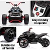 12V Kids Electric Ride on Truck Car Remote Control, 7MPH, 2 Speeds, 2x55W Motor, LED Lights, Music, USB & EVA Tires, Gift for Boy Girl - 4 of 4