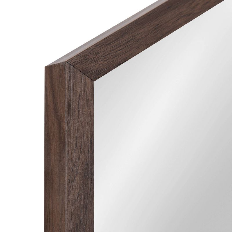 24&#34; x 36&#34; Laverty Hexagon Wall Mirror Walnut Brown - Kate &#38; Laurel All Things Decor, 4 of 9