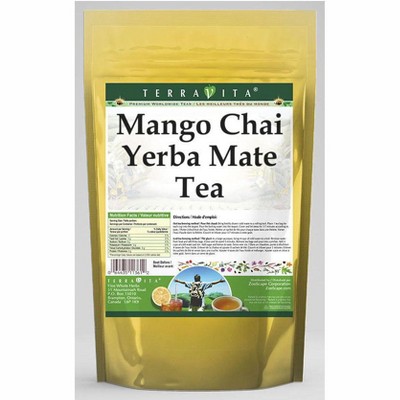 TerraVita Mango Chai Yerba Mate Tea (50 tea bags, ZIN: 570051, 1-Pack)