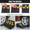 Rubber Curb Ramp, Rise Height Sidewalk Curb Ramp,Driveway Ramp or Forklifts, Trucks, Buses, Cars, Wheelchairs, Bikes - 4 of 4