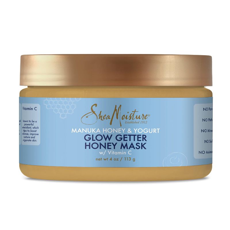 SheaMoisture Manuka Honey &#38; Yogurt Glow Getter Honey Mask - 4oz, 1 of 5